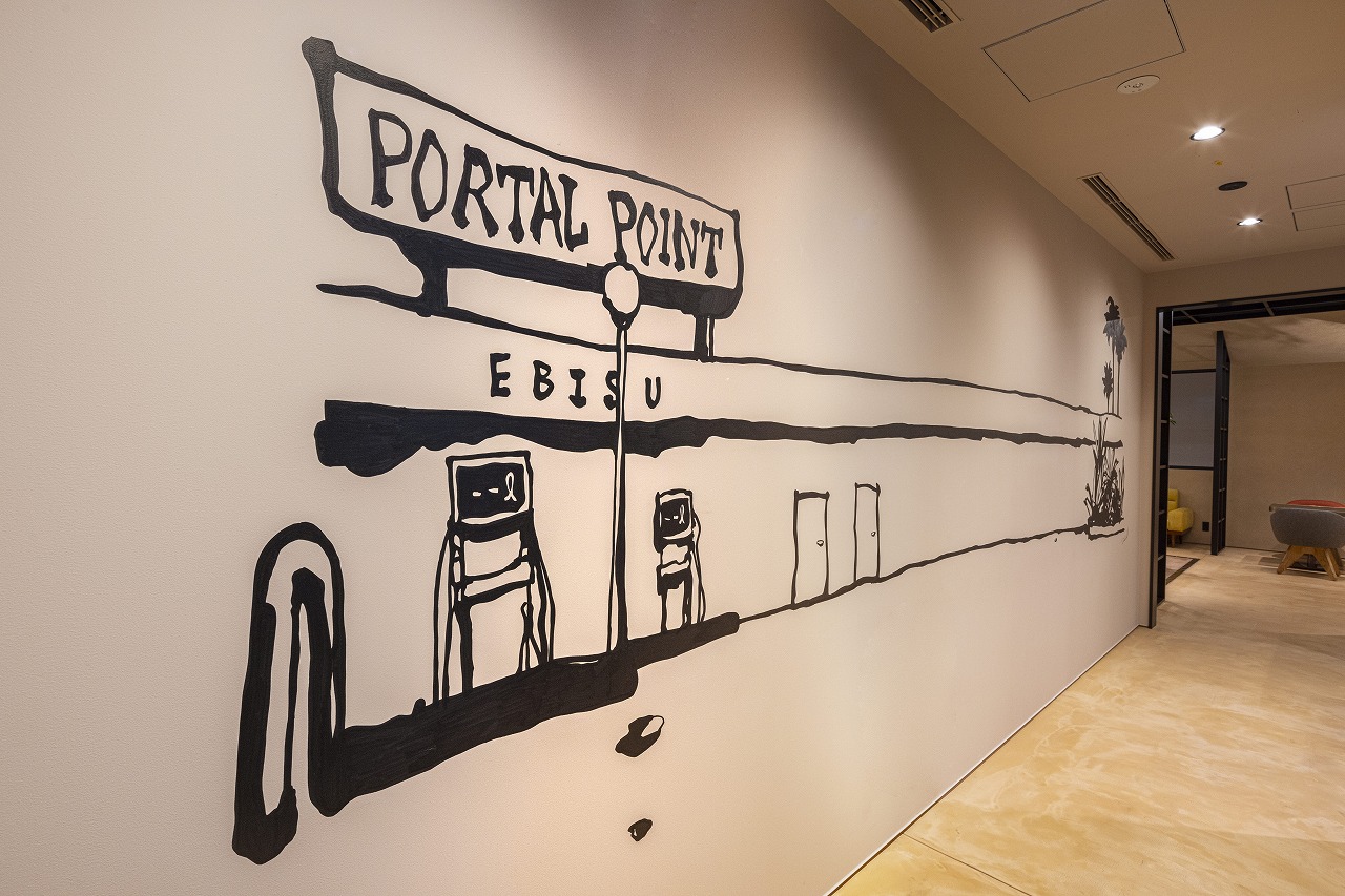 ▲はじまりの場所を意味するPORTAL POINT