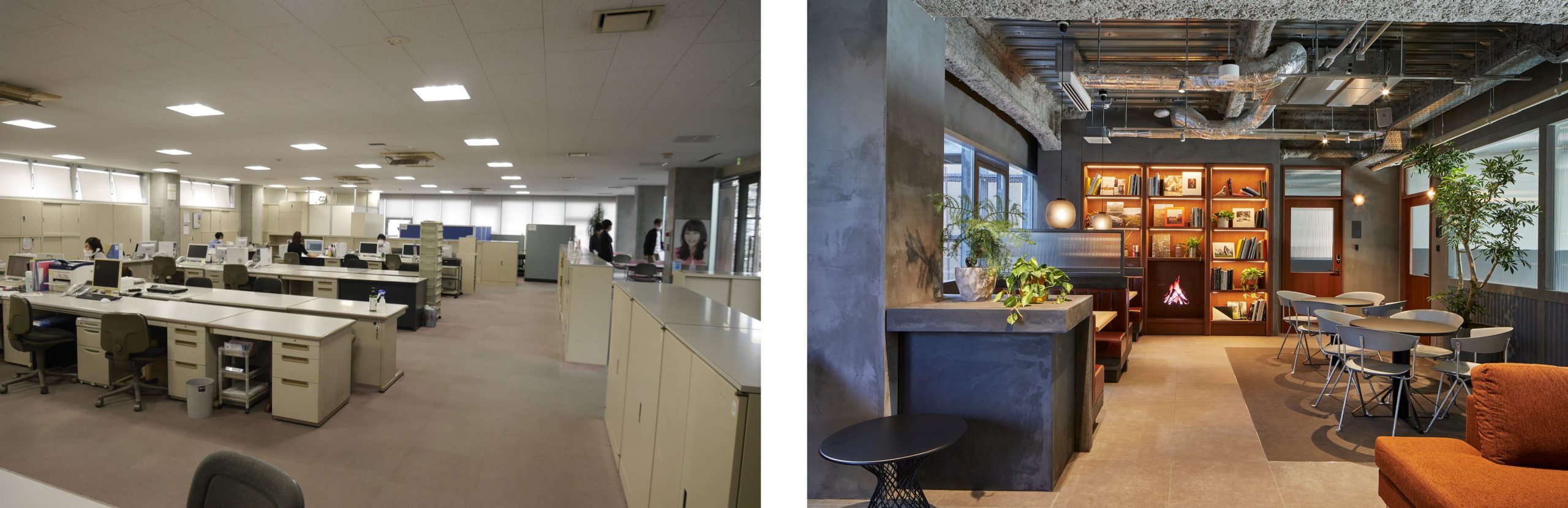 ▲Before After（Creative lounge）